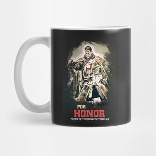 Knights Templar / The crusader / FOR HONOR motto / Living History Mug